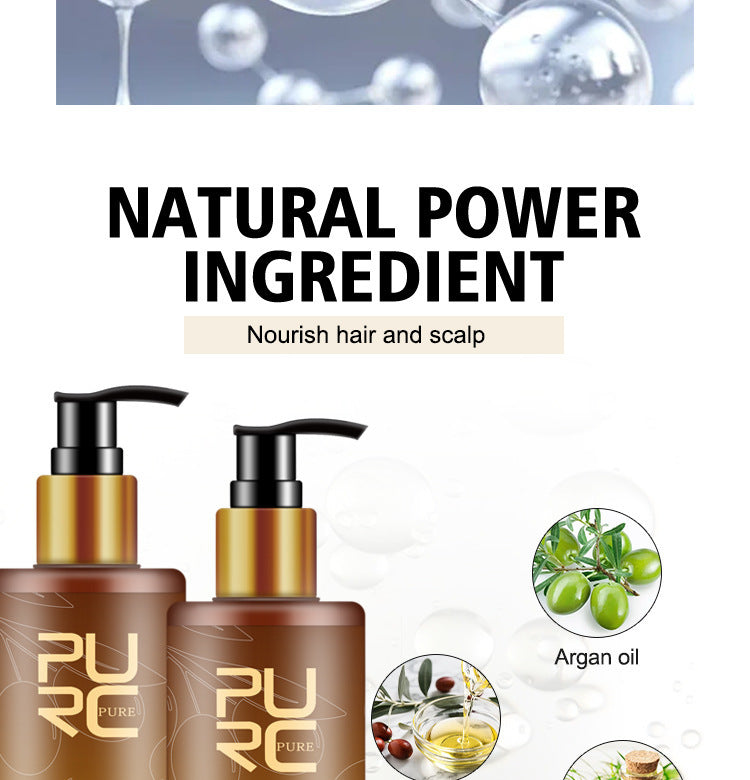 Set Profesional PURC Ginger Biotin – Șampon + Balsam + Ulei Esențial