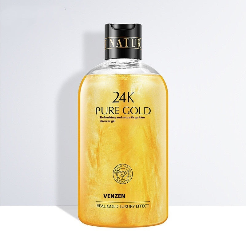 Gel de duș cu aur de 24k