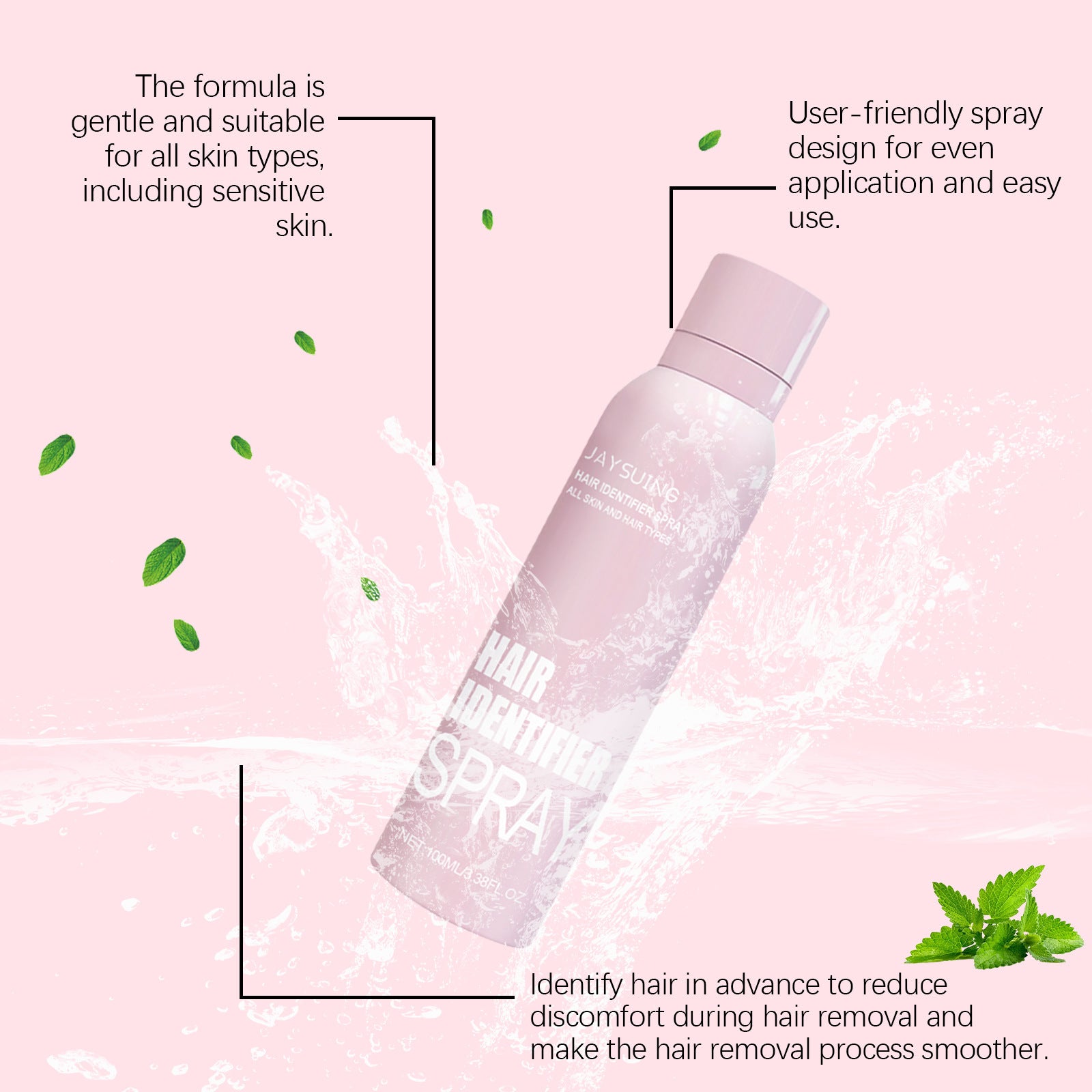 Hair Identifier Spray Set For Face Shavin