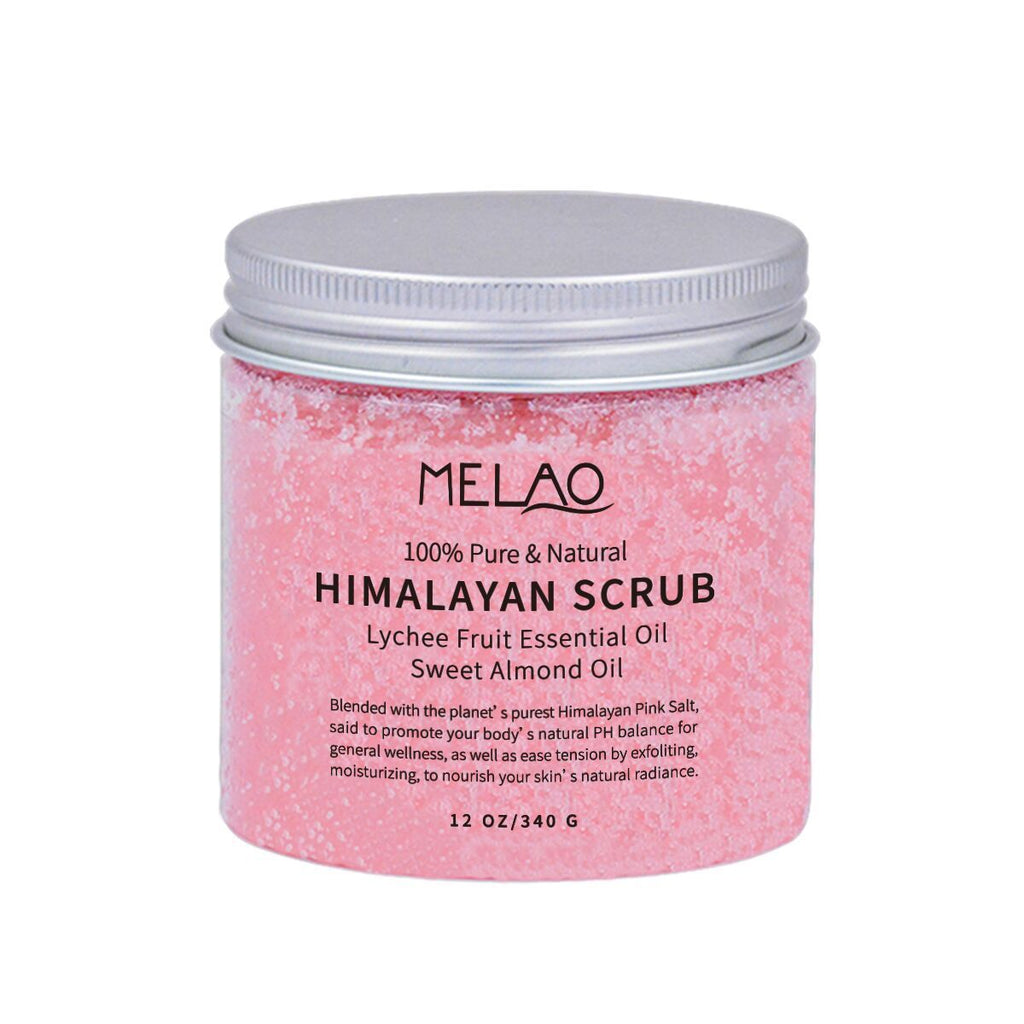 Scrub de corp cu sare roz de Himalaya