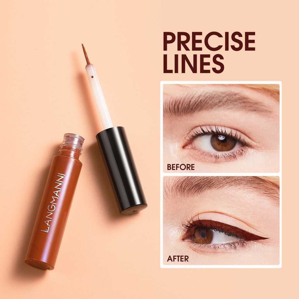 Set combinat de eyeliner lichid și creion gel pentru machiajul ochilor