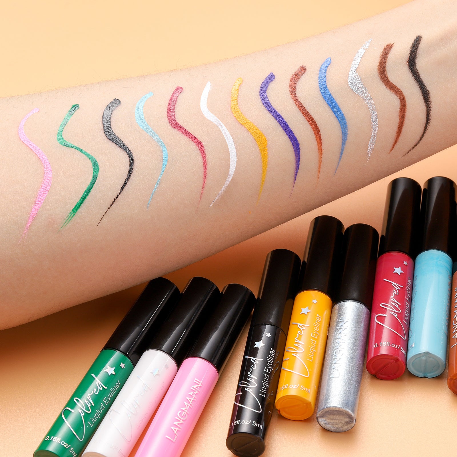 Set combinat de eyeliner lichid și creion gel pentru machiajul ochilor