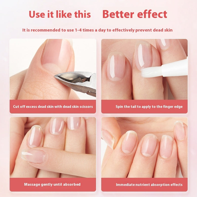 Creion de ulei pentru unghii Nail Beauty Edge – Anti-împietrire și barbed pentru unghii.